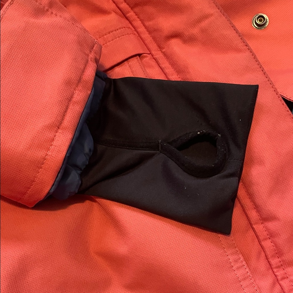 Roxy Coral Hooded Jacket With Patterned Elbow Pan… - image 5